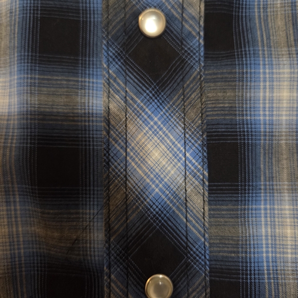 Vintage Wrangler Western "pearl snap" snap-up shirt - Picture 6 of 8